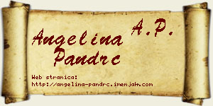 Angelina Pandrc vizit kartica